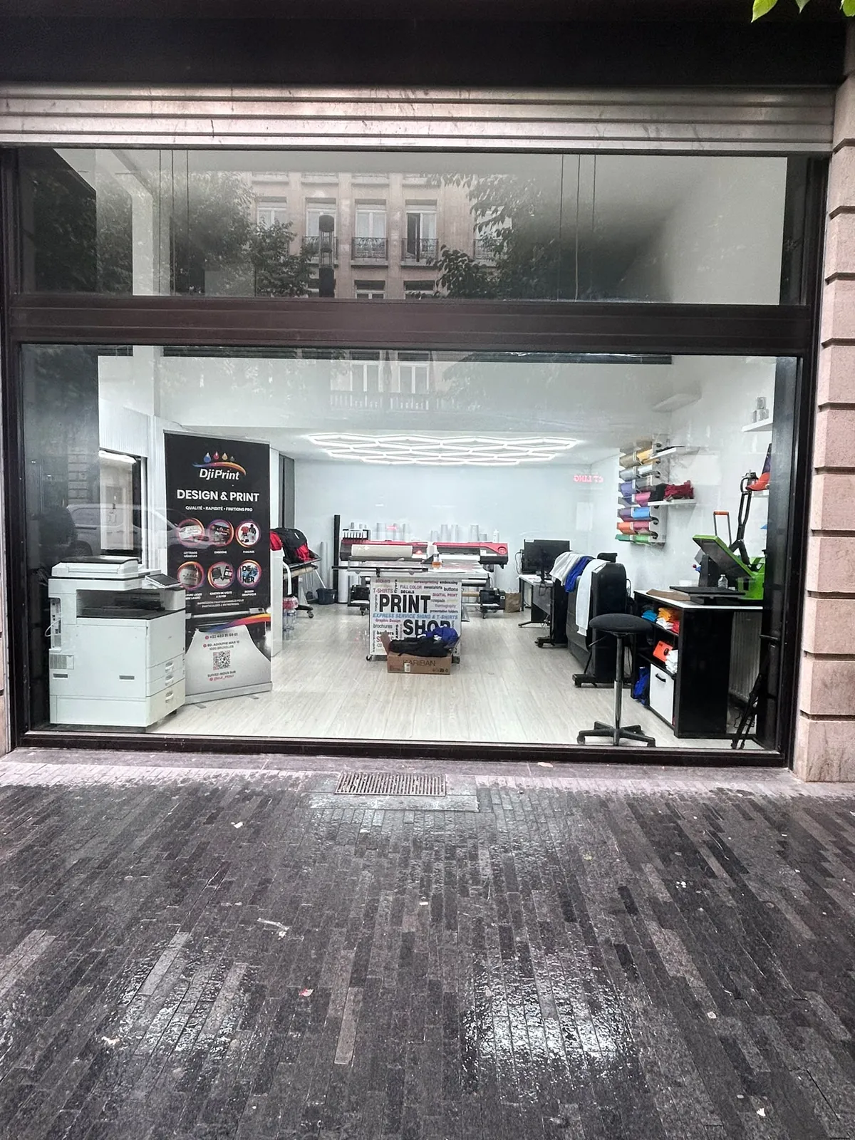 Boutique et atelier DjiPrint, Bd Adolphe Max 12 à Bruxelles